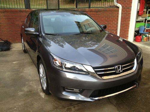 2013 EX-L 2.4L I4 16V FWD Sedan Grey with Grey Leather, US $25,500.00, image 3