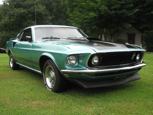 1969 ford mustang mach 1 fastback, m code, 351 4bbl car, automatic