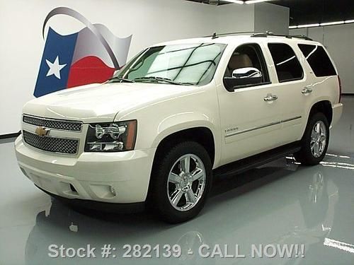 2013 chevy tahoe ltz sunroof nav dvd 20" wheels only 4k texas direct auto