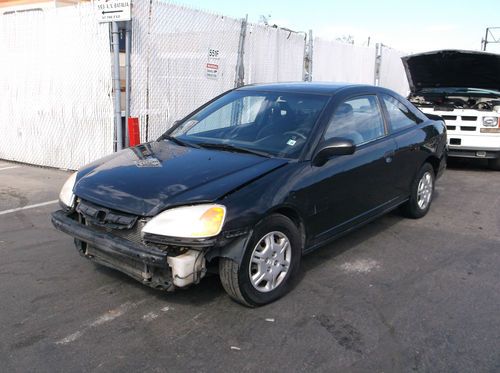 2001 honda civic, no reserve