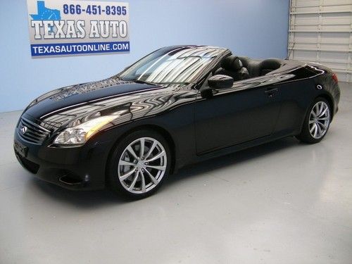 We finance!!!  2009 infiniti g37 sport convertible nav heated leather texas auto