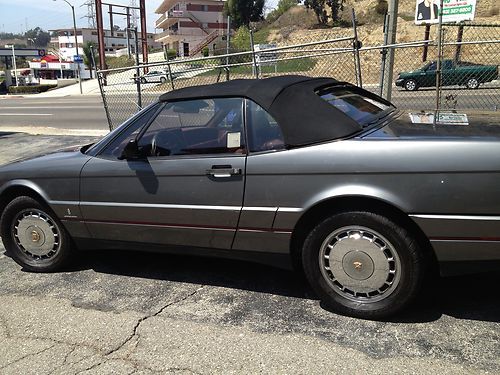 1988 cadillac allante base convertible 2-door 4.1l. no reserve!! clean title