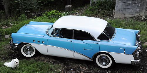 California car: refurbished 1955 buick special riviera hardtop 4 door v8