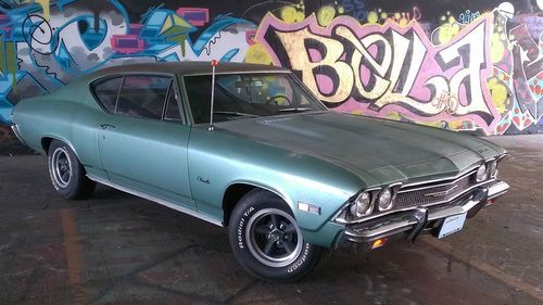 Driver 1968 chevelle 300 deluxe sport coupe rare survivor ! 68 malibu ss 396 69