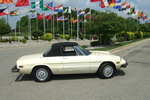 1976 alfa romeo spider veloce convertible 2-door 2.0l