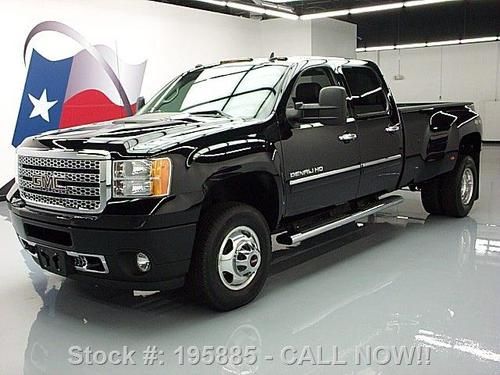 2013 gmc sierra 3500hd denali 4x4 diesel dually nav 11k texas direct auto