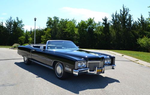 1972 cadillac eldorado convertible 2-door 8.2l