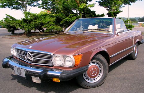 1975 mercedes 450sl - great roadster fun !!