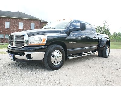 5.9 liter turbo diesel mega cab ram 3500 dually 2wd automatic slt super clean