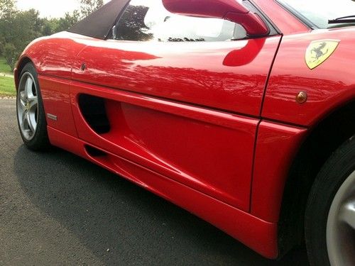 1999 ferrari f355 spider convertible - red - low miles