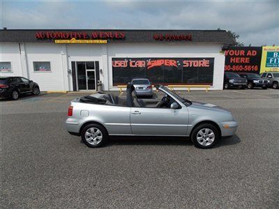 2002 volkswagen cabrio one owner clean carfax 28k orig miles must see we finance