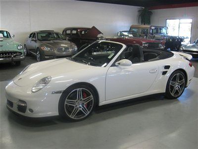 2008 porsche 911 turbo cabriolet tiptronic 11500 miles sports chrono navi ca car