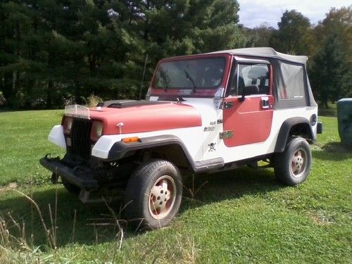 1990 jeep wrangler base sport utility 2-door 2.5l