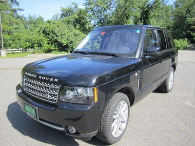 2012 range rover s/c 1 owner , 26k certified, black and gorgeous !