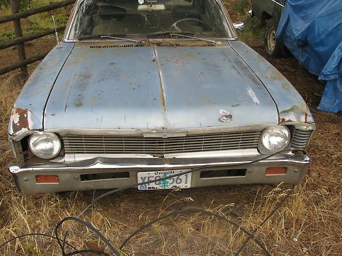 1969 chevrolet nova base coupe 2-door 3.8l