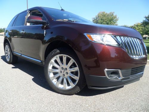 2012 lincoln mkx / navigation/ rear camera/ dvd/ panoramic roof/ no reserve