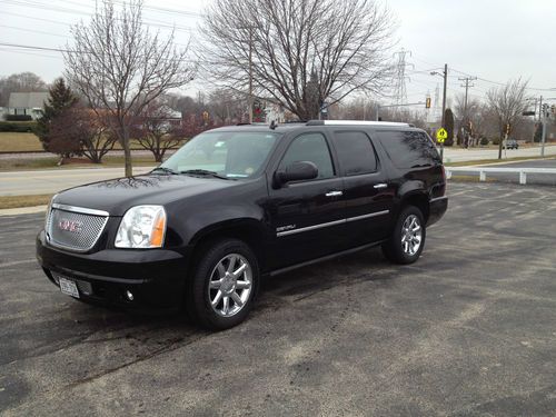 2011 gmc black yukon denali xl loaded, sport utility 4-door 6.2l-v8