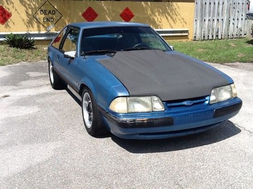 1991 mustang 5.0 lx hatchback 5 spd heads cam intake fast no reserve bid to win