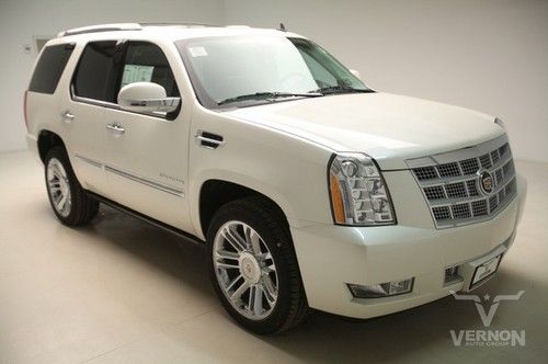 2014 platinum edition awd navigation sunroof leather heated rear dvd v8 vortec