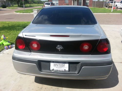 2005 chevrolet impala silver v6 3.4 l. clean