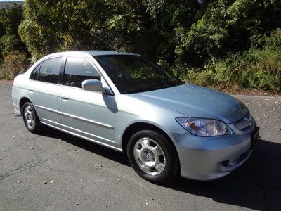 Honda civic hybrid gas saver 5-speed manual cruise control a/c 100% no reserve