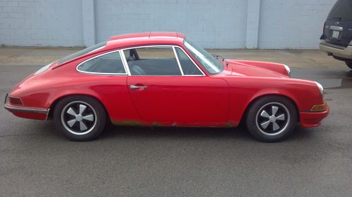1971 Porsche 911T Sunroof Coupe, Pastel Blue, COA Matching Numbers, Project, image 4
