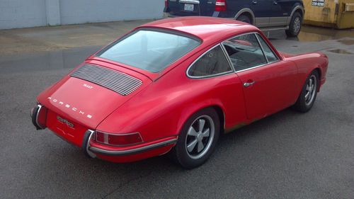 1971 Porsche 911T Sunroof Coupe, Pastel Blue, COA Matching Numbers, Project, image 5