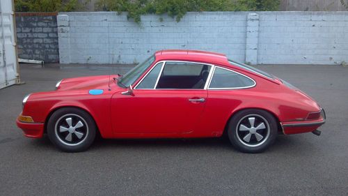 1971 Porsche 911T Sunroof Coupe, Pastel Blue, COA Matching Numbers, Project, image 8