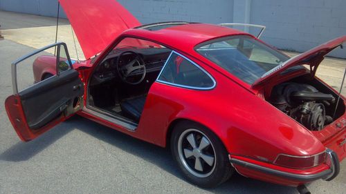 1971 Porsche 911T Sunroof Coupe, Pastel Blue, COA Matching Numbers, Project, image 19