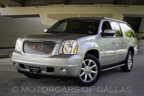 2009 silver gmc yukon xl sat. radio navigation onstar awd bose tv/dvd aux jack