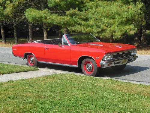 1966 chevelle convertible ss 396 restored showroom condition