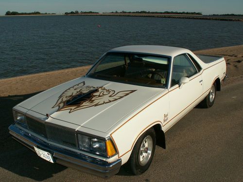 1980 chevy chevrolet factory royal knight el camino ss / buildsheet / 2 owner