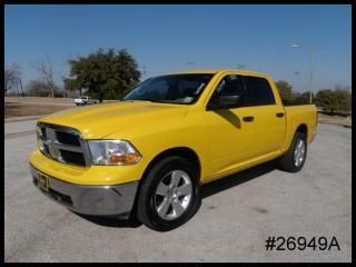 Yellow v8 hemi dodge 1500 quad crew cab short bed trx pickup truck - we finance!