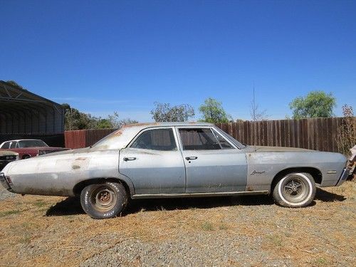 1968 chevrolet biscayne 4 door  police 396 matching number