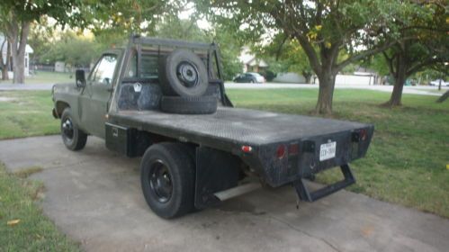 1976 chevy c/30 dulley flat bed with custom dash no reserve!