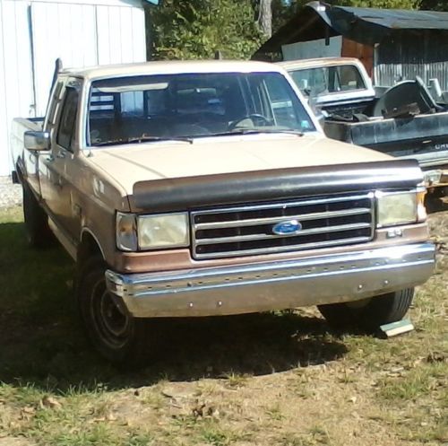 1990 Ford F-250 XLT Lariat Extended Cab Pickup 2-Door 7.5L 5-Speed needs work, US $500.00, image 2