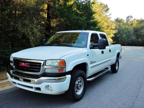 Gmc 2500 hd  slt diesel 6.6l  crew cab  4 wheel drive, satellite radio, bose