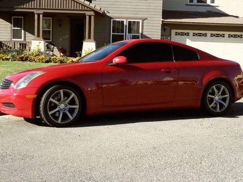 Infiniti g35 coupe with premium package, navi, brembos, 6 spd, super low reserve