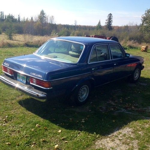 1985 mercedes benz 300td blue with camel interior, image 3