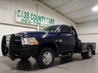 1 owner 4x4 hemi gas regular cab flatbed dual rear wheels power windows locks