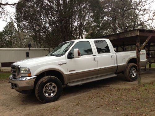 2004 ford f-250 super duty king ranch crew cab pickup 4-door 6.0l