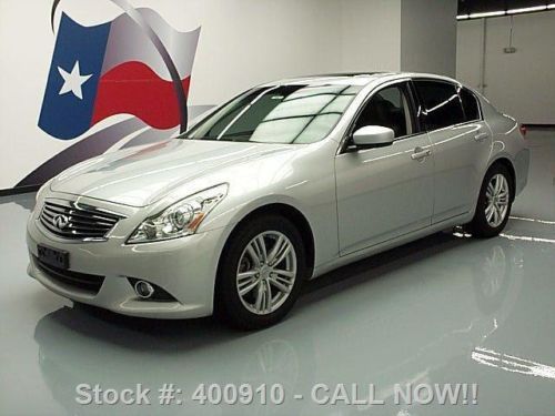 2010 infiniti g37 journey leather sunroof rear cam 67k texas direct auto