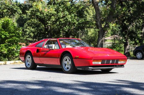 Ferrari 328 gts red tan spyder just serviced new tires excelent