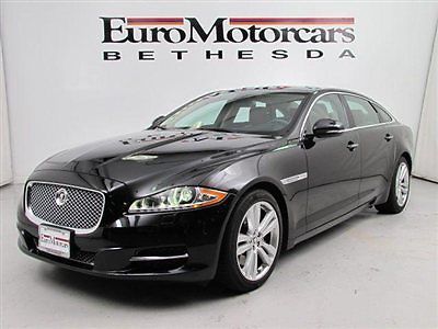 Navigation black jag jaguar xj leather clean local best dealer 11 10 12 used xj8