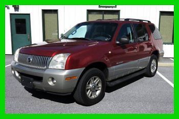 02 mountaineer 3rd row 7 passenger no reserve non smoker awd 4x4 all wheel drive