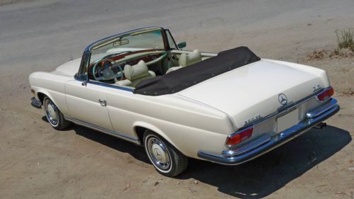 1971 mercedes benz 280se 3.5 cabriolet