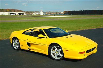 1997 ferrari 355 berlinetta in yellow with black leather/fully serviced