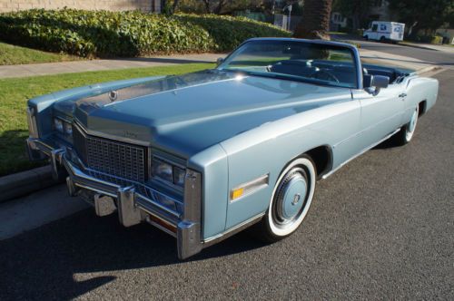 1976 original 38k miles-innsbruck blue-blue interior &amp; white top &amp; parade boot!