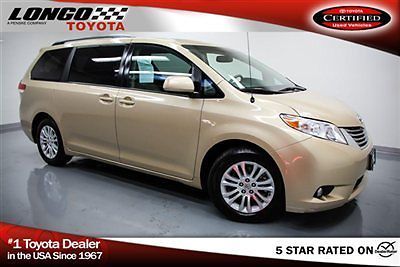 Xle sienna 8-pass van v6 fwd low miles 4 dr van automatic gasoline 3.5l