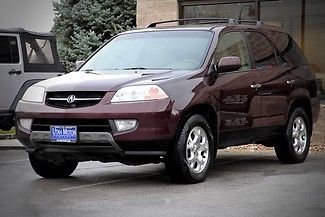 2001 acura mdx awd leather clean carfax 1-owner vehicle sunroof